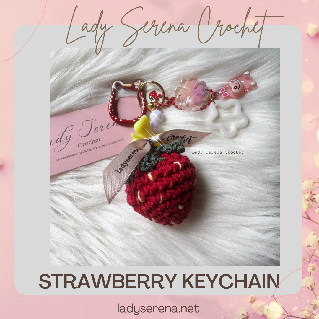 STRAWBERRY KEYCHAIN