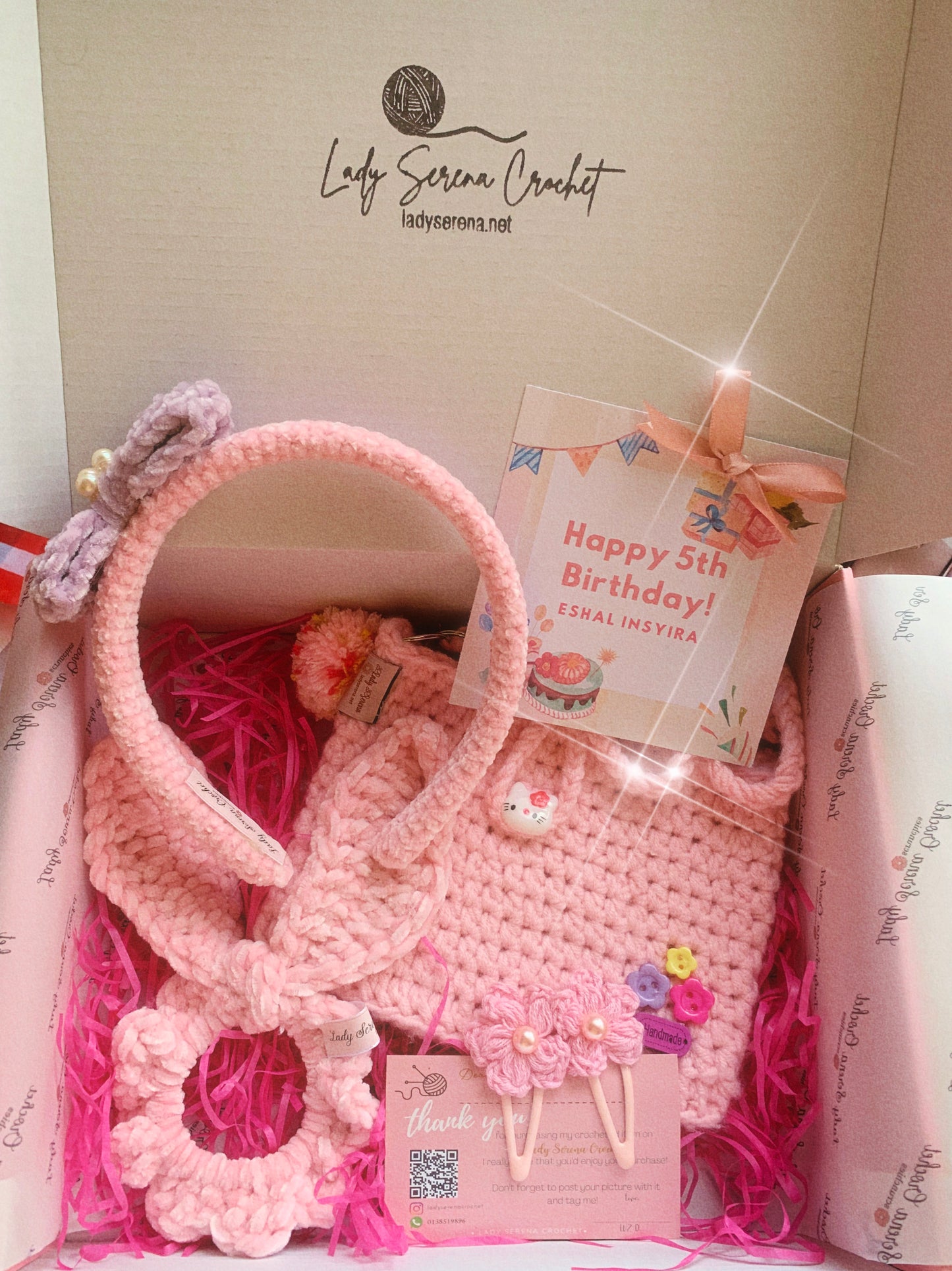 GIRL'S PINK GIFT SET