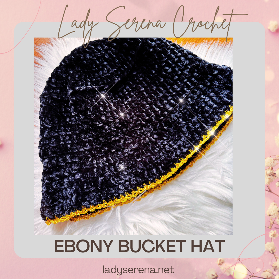 EBONY BUCKET HAT