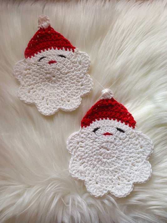 SANTA MUG COASTERS (set of 2pcs)