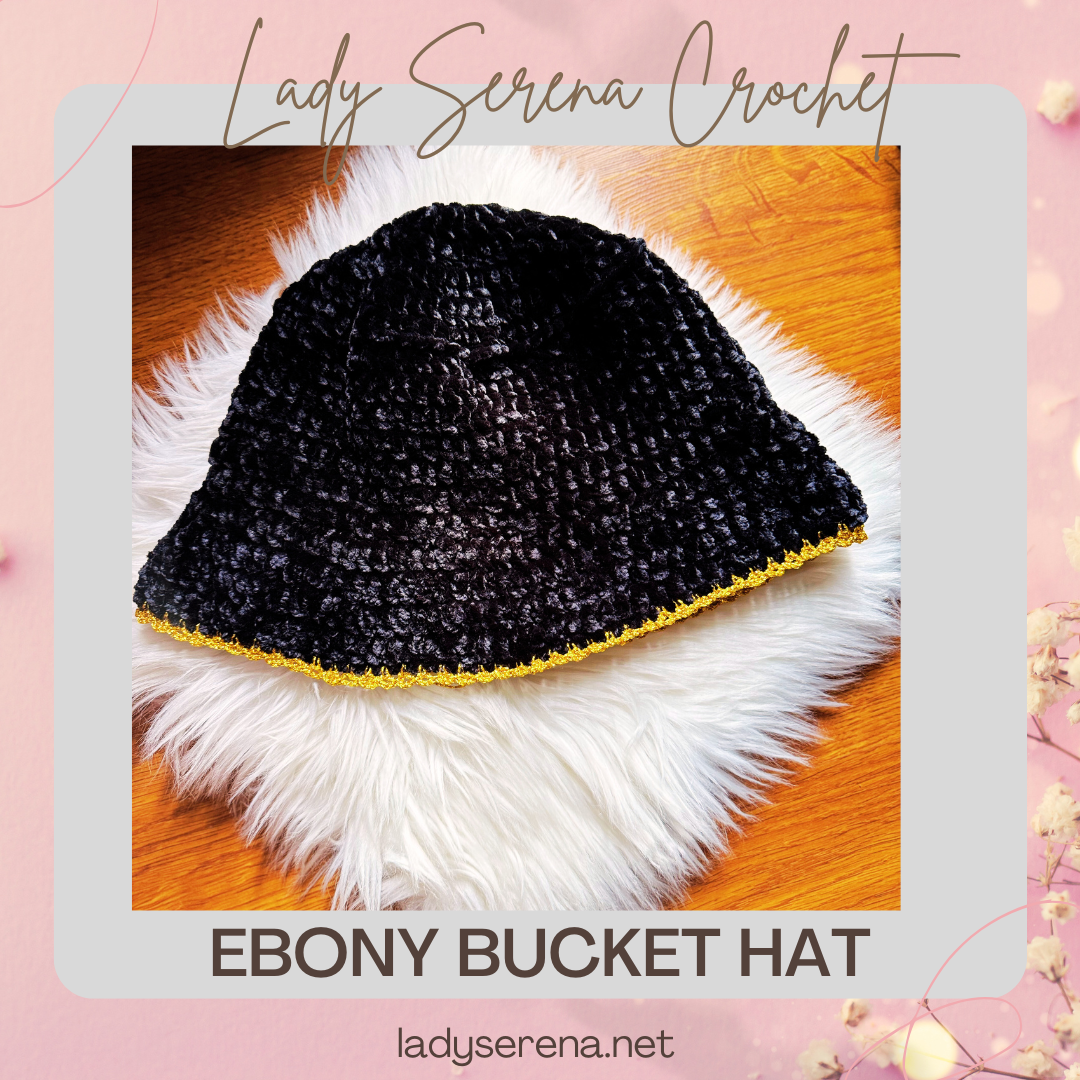 EBONY BUCKET HAT