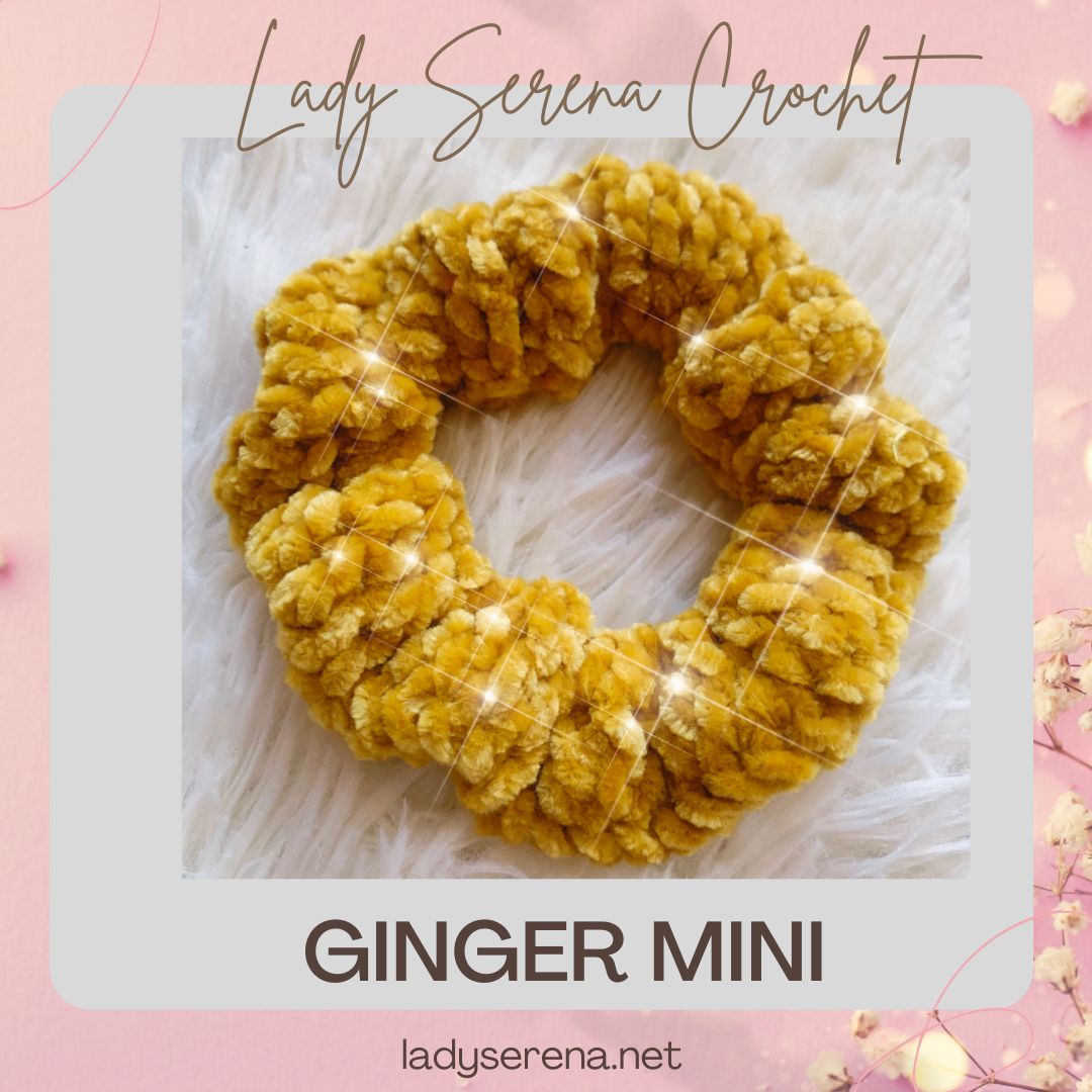 GINGER CROCHET HAIR SCRUNCHIE