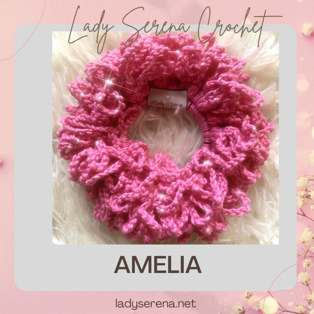 AMELIA CROCHET HAIR SCRUNCHIE