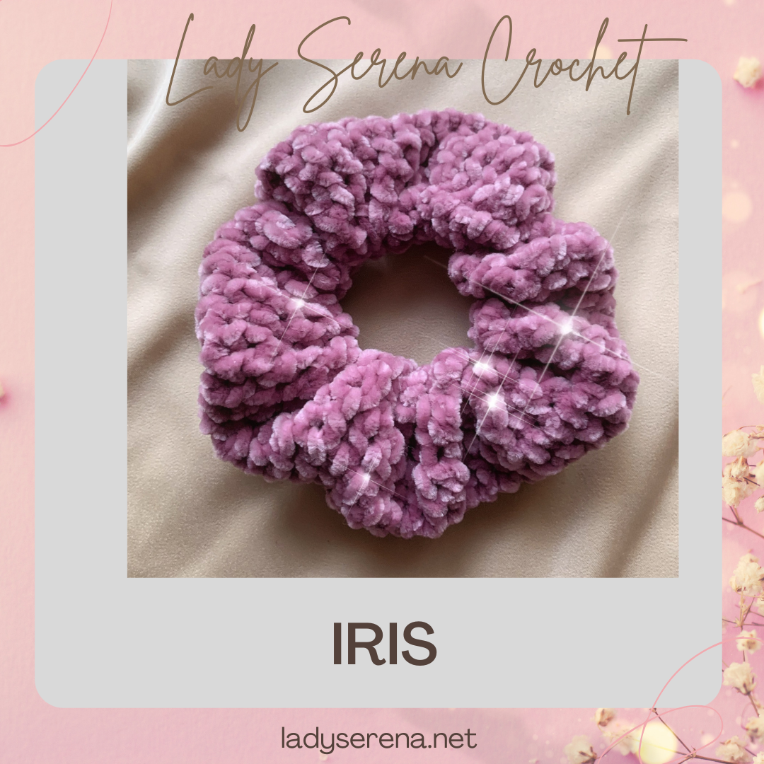 IRIS CROCHET HAIR SCRUNCHIE