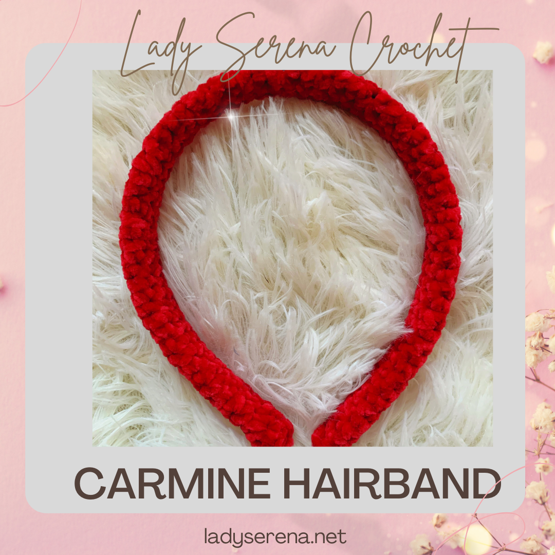 CARMINE CROCHET HEADBAND