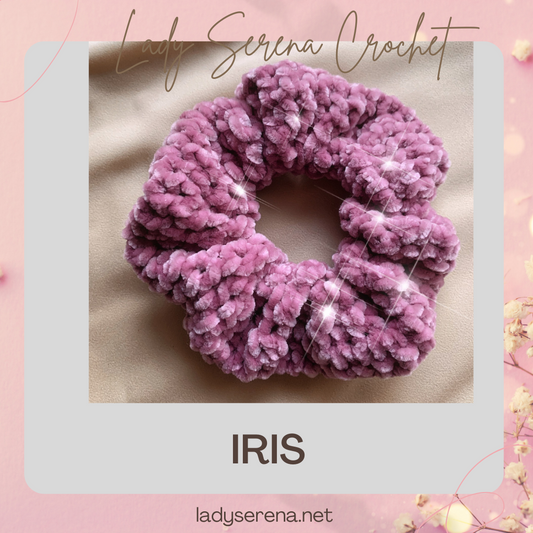 IRIS CROCHET HAIR SCRUNCHIE