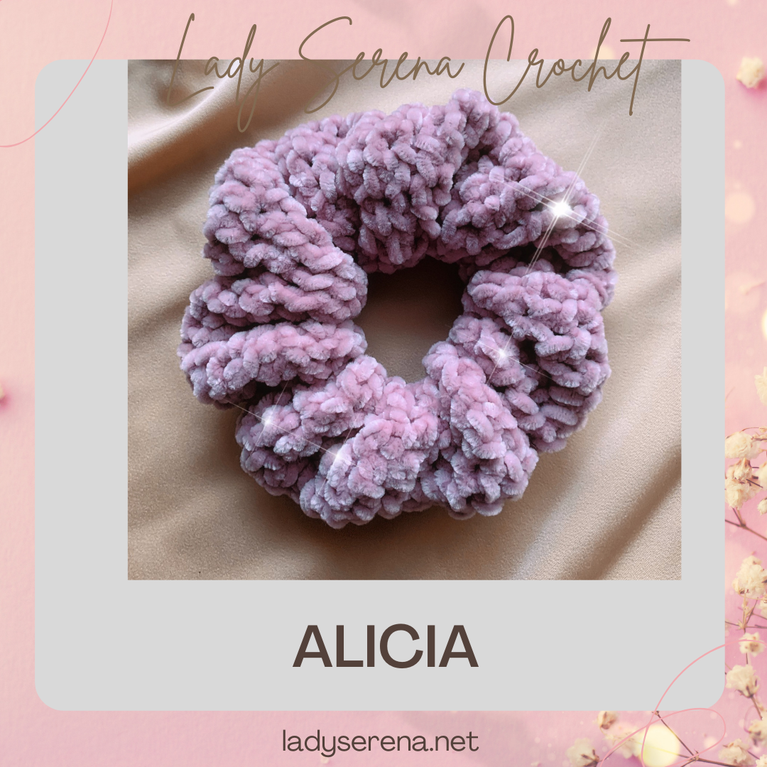 ALICIA CROCHET HAIR SCRUNCHIE