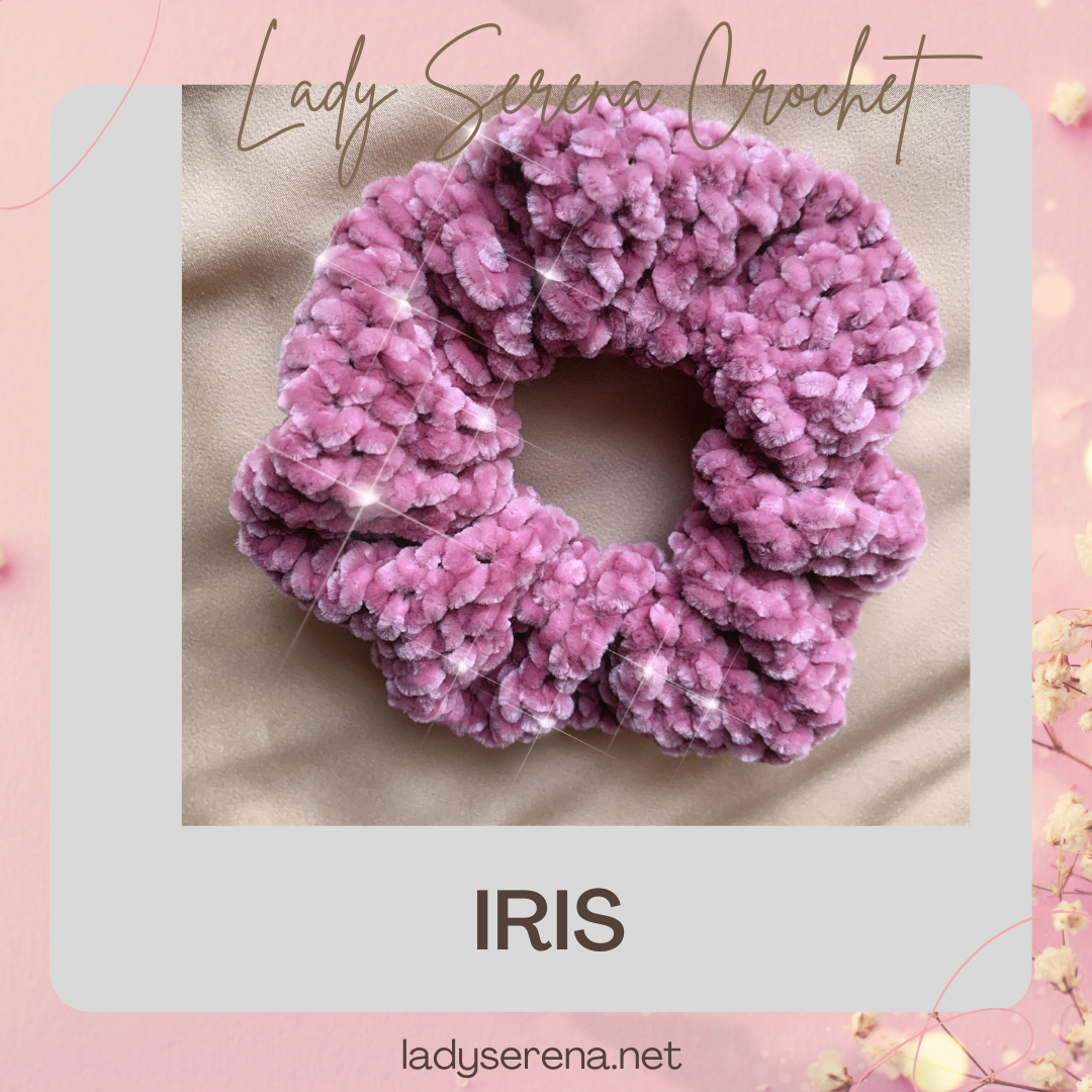 IRIS CROCHET HAIR SCRUNCHIE