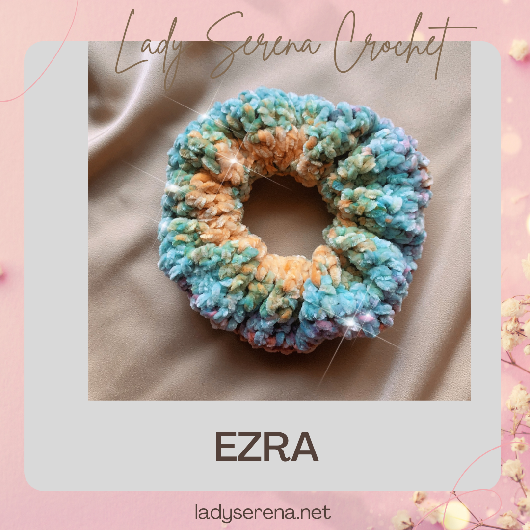 EZRA CROCHET HAIR SCRUNCHIE