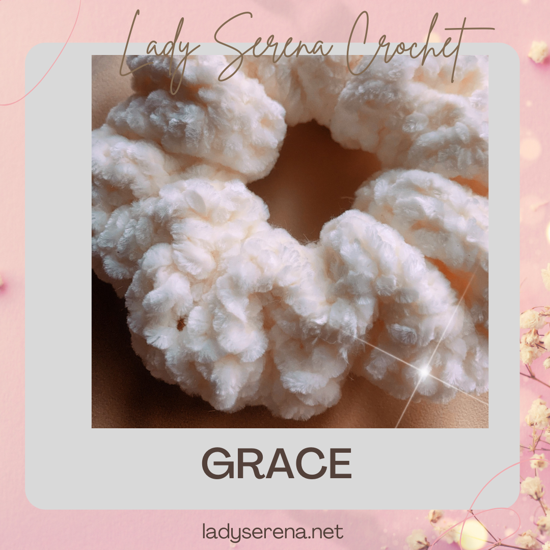 GRACE CROCHET HAIR SCRUNCHIE