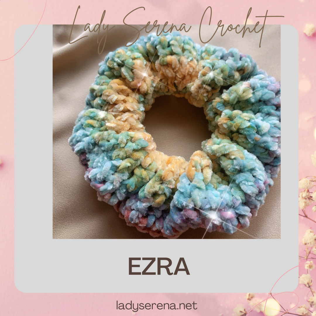 EZRA CROCHET HAIR SCRUNCHIE