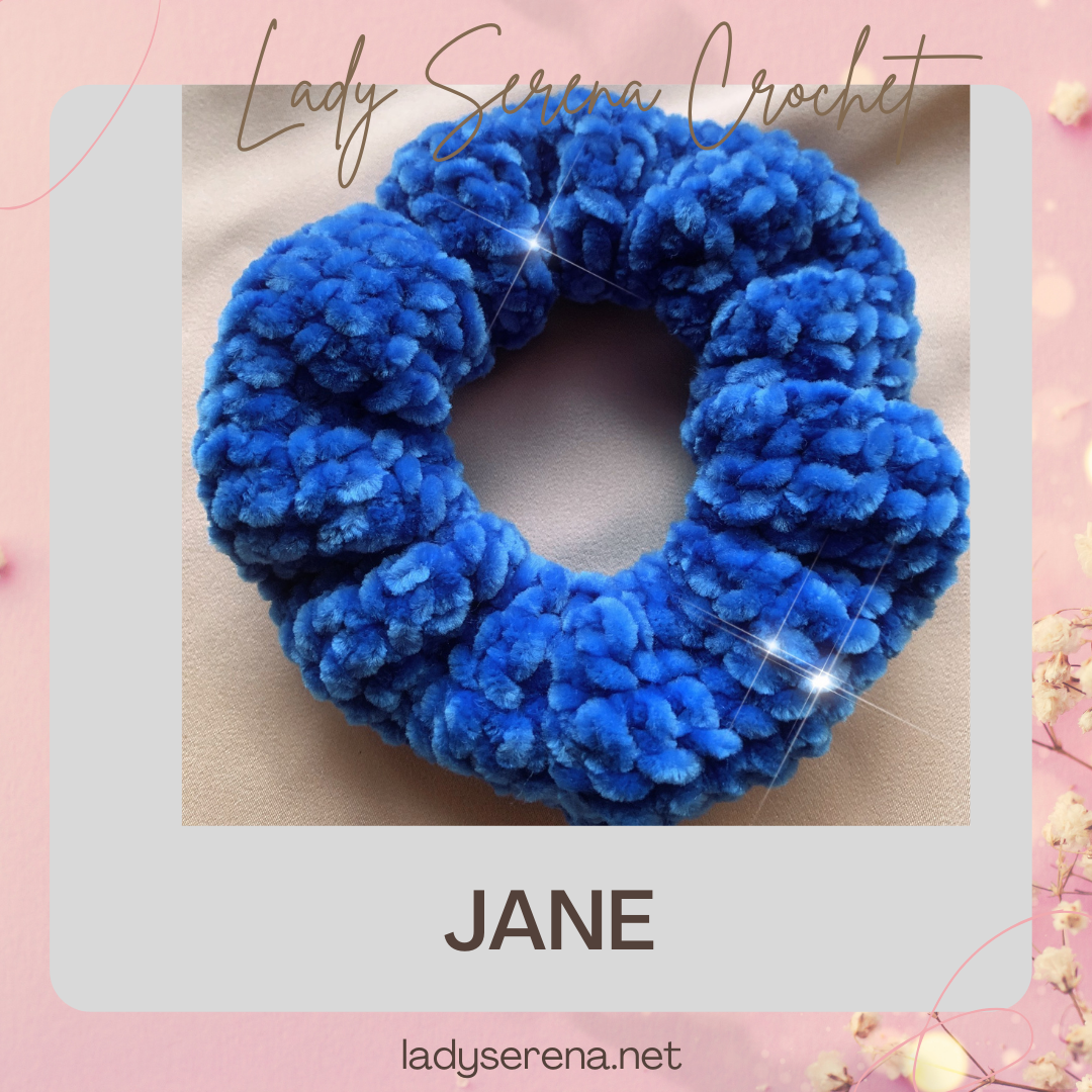 JANE CROCHET HAIR SCRUNCHIE