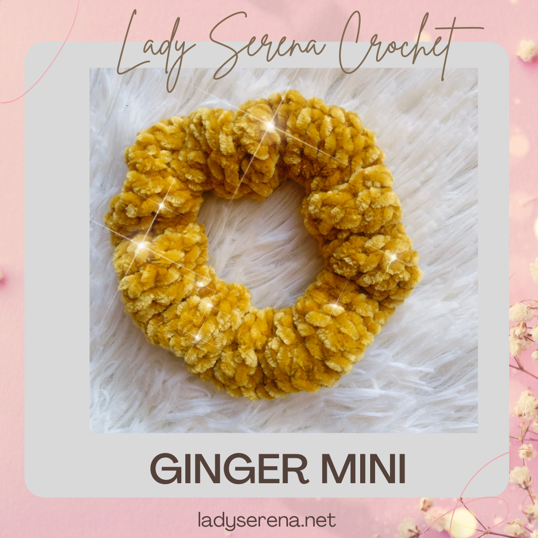 GINGER CROCHET HAIR SCRUNCHIE