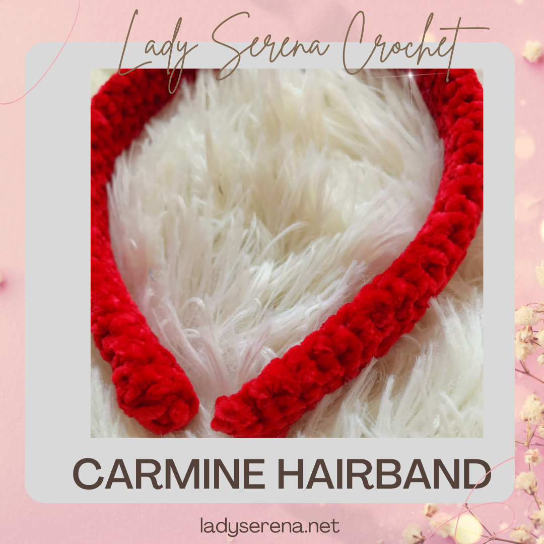 CARMINE CROCHET HEADBAND