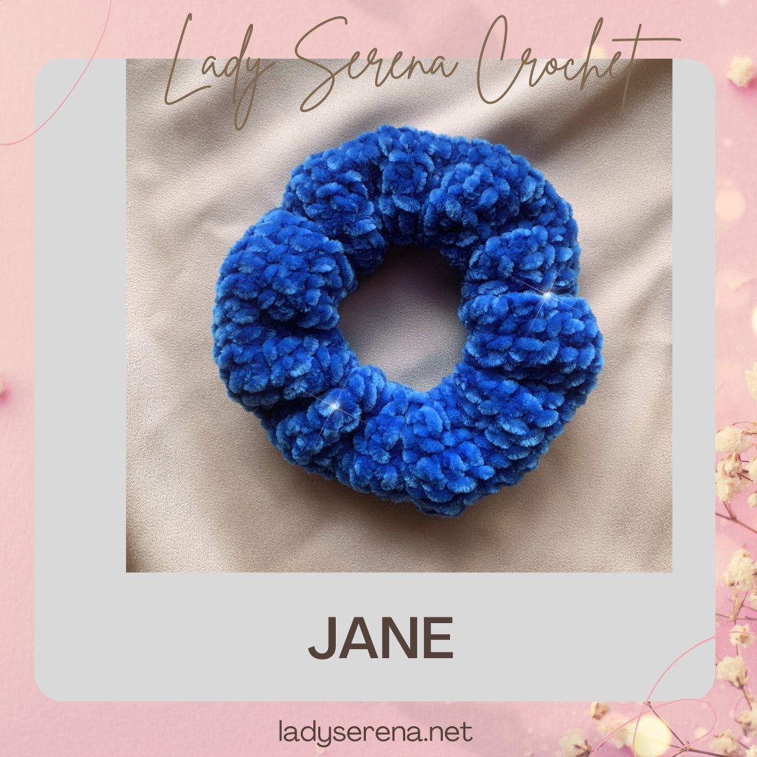 JANE CROCHET HAIR SCRUNCHIE