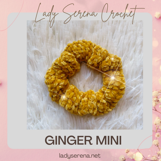 GINGER CROCHET HAIR SCRUNCHIE