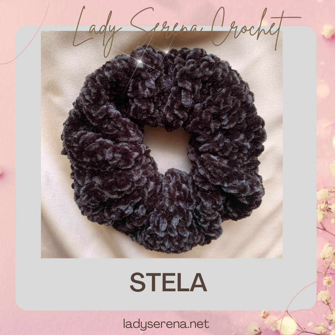 STELA CROCHET HAIR SCRUNCHIE