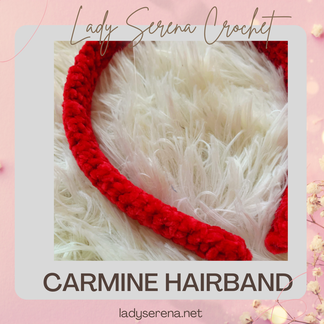 CARMINE CROCHET HEADBAND