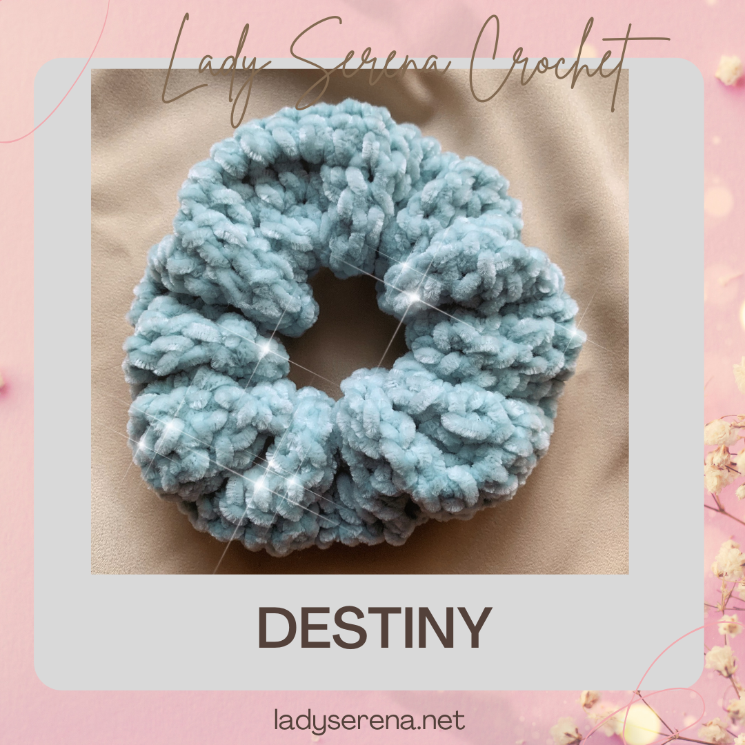 DESTINY CROCHET HAIR SCRUNCHIE