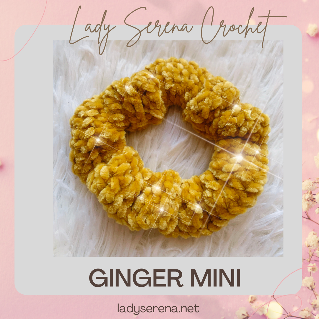 GINGER CROCHET HAIR SCRUNCHIE