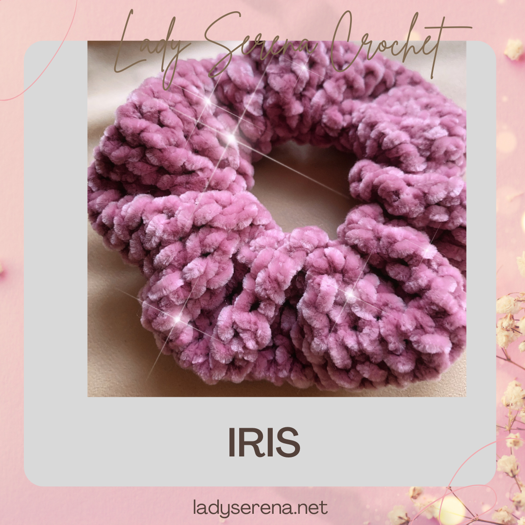 IRIS CROCHET HAIR SCRUNCHIE