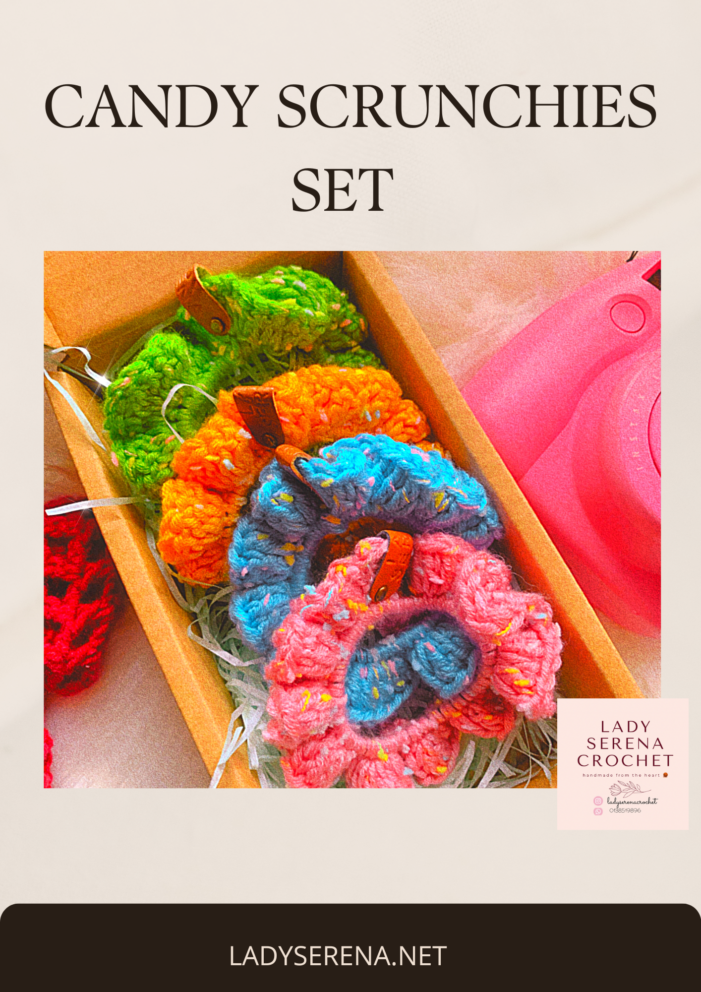 CANDY SCRUNCHIES SET