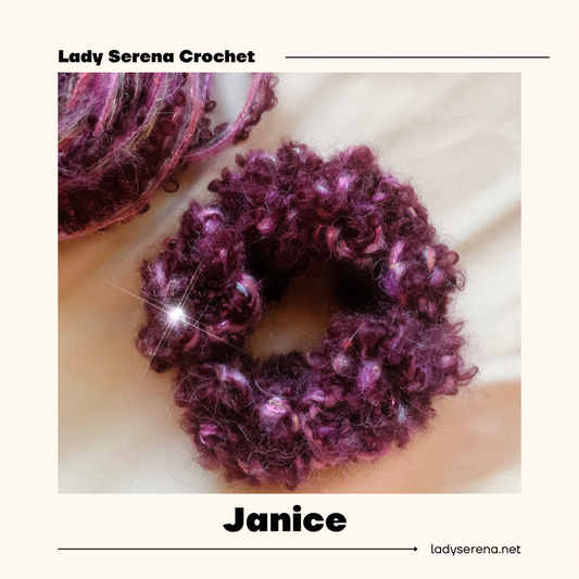 JANICE CROCHET HAIR SCRUNCHIE