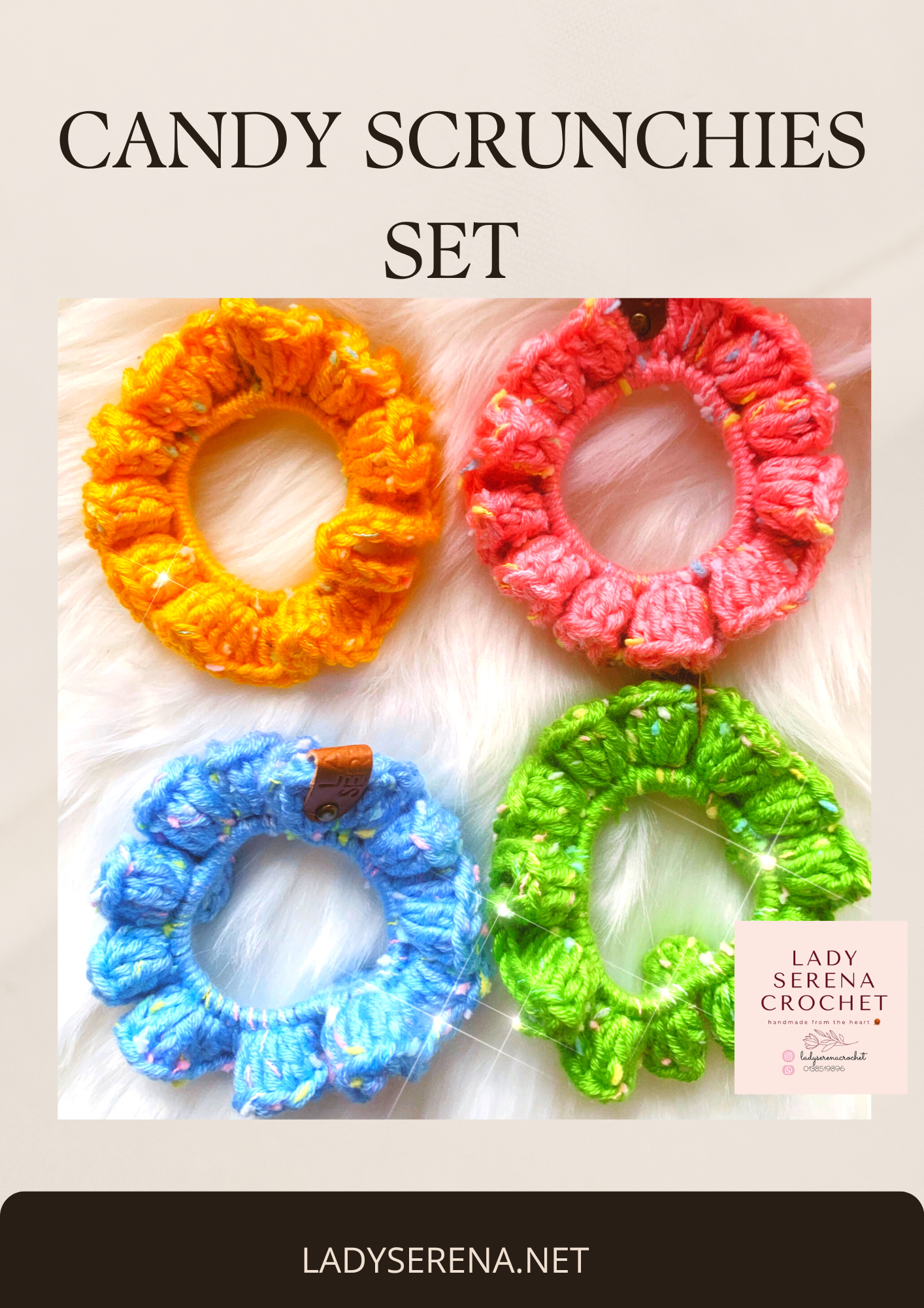 CANDY SCRUNCHIES SET