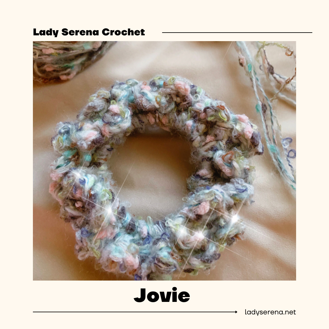 JOVIE CROCHET HAIR SCRUNCHIE