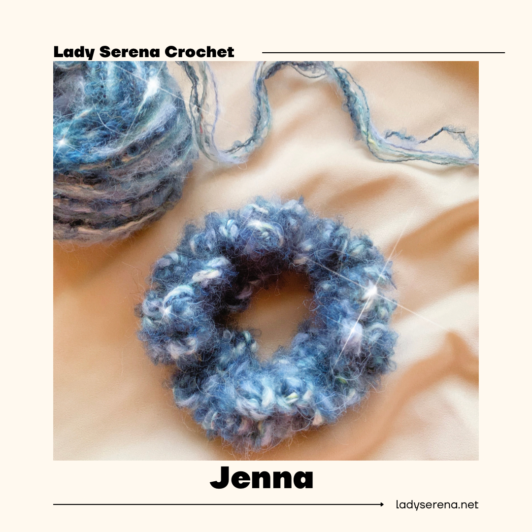 JENNA CROCHET HAIR SCRUNCHIE