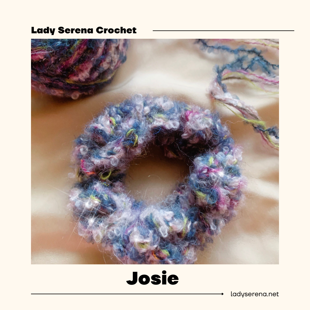 JOSIE CROCHET HAIR SCRUNCHIE