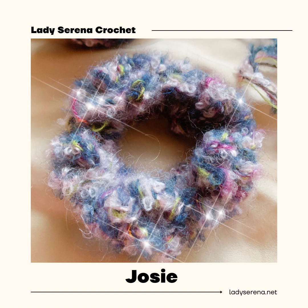 JOSIE CROCHET HAIR SCRUNCHIE